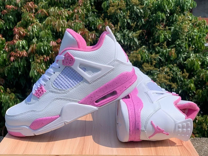 Air Jordan 4 Retro Pink Oreo Women's Casual Shoes