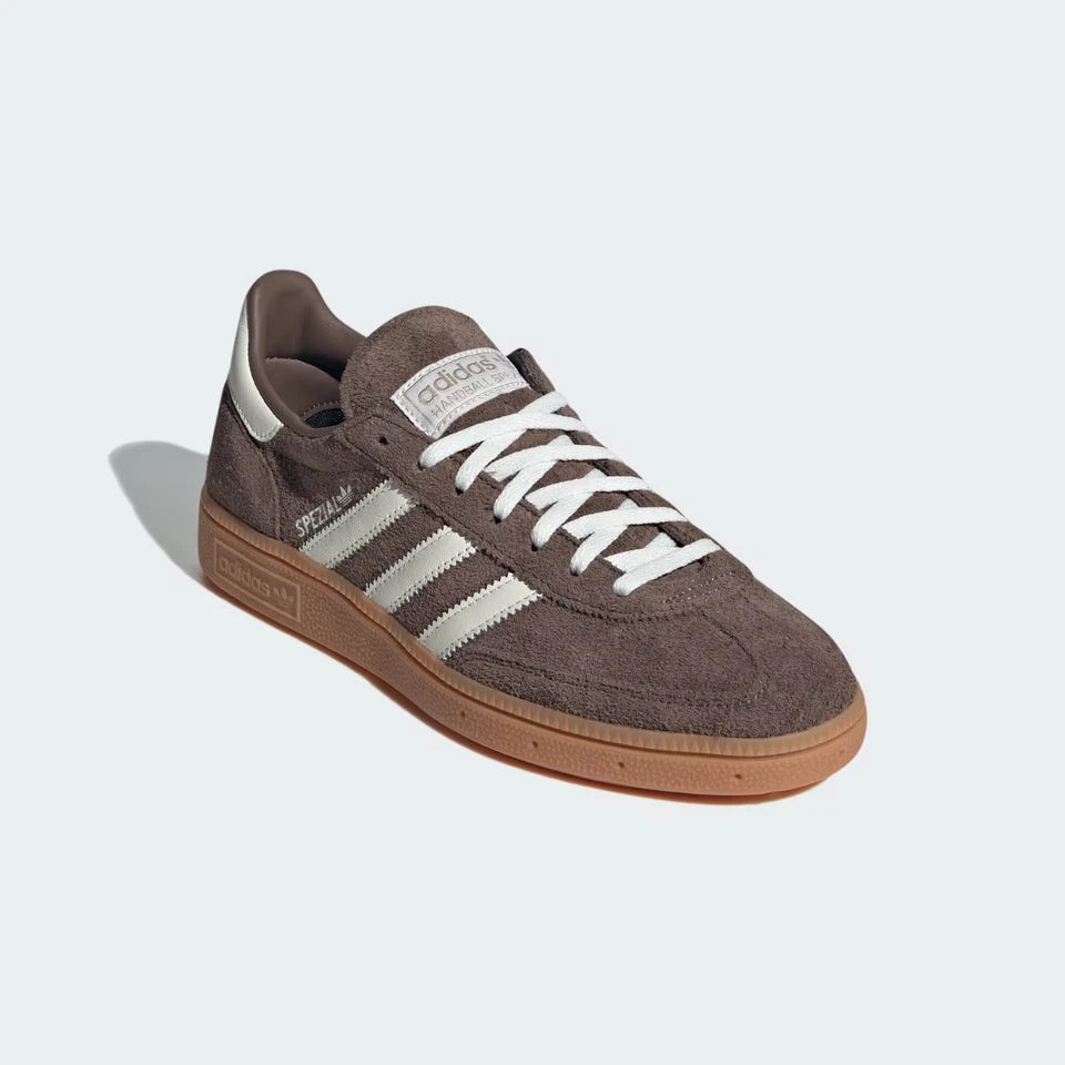 Adidas Men's Handball Spezial Shoes in Brown and Off White