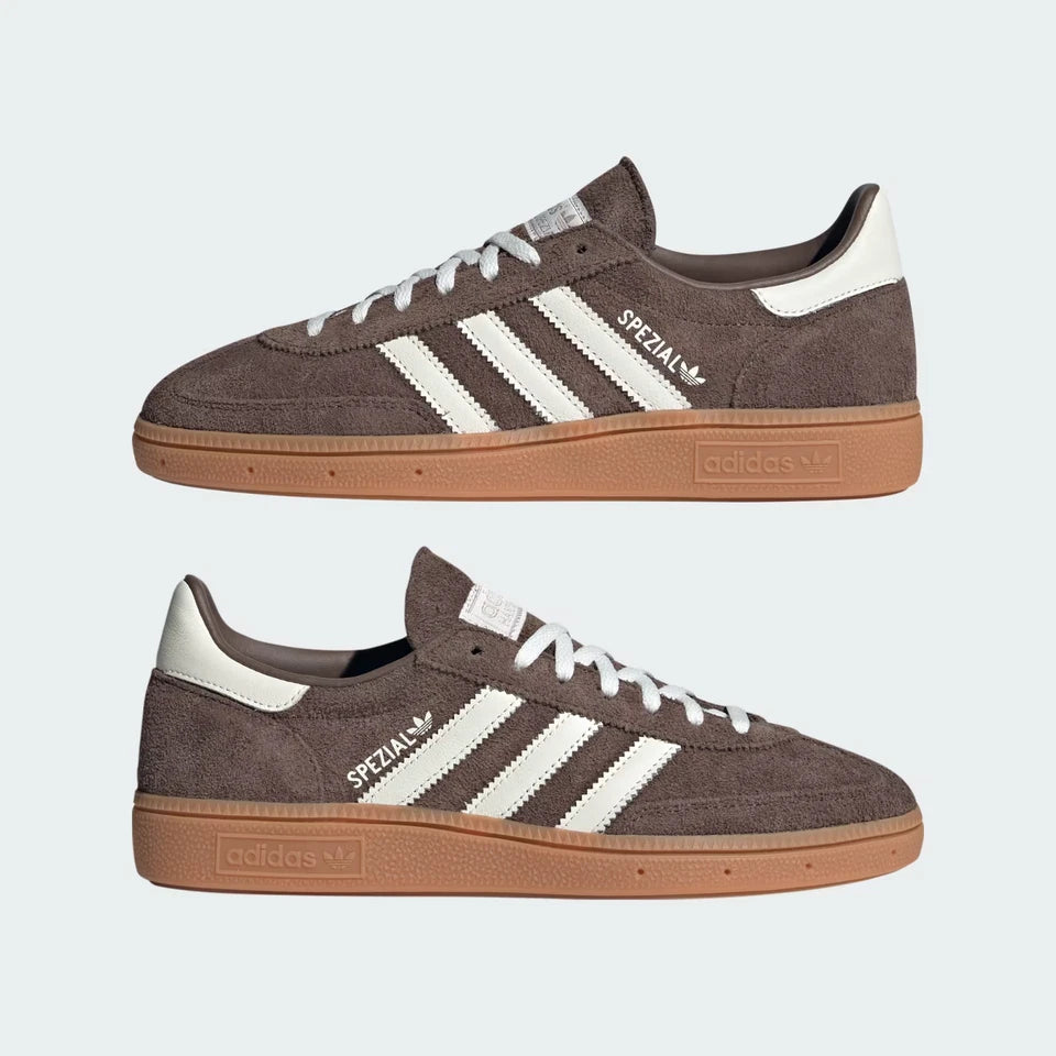 Adidas Men's Handball Spezial Shoes in Brown and Off White