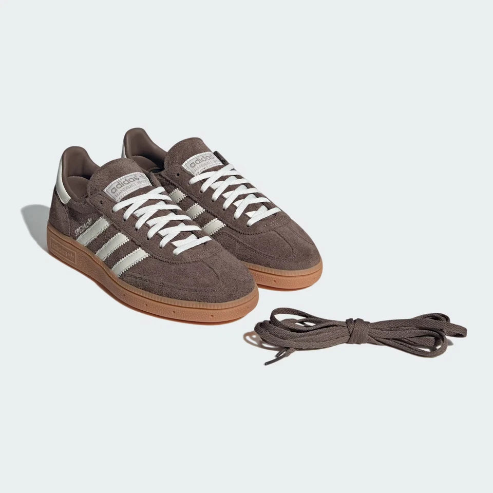 Adidas Men's Handball Spezial Shoes in Brown and Off White