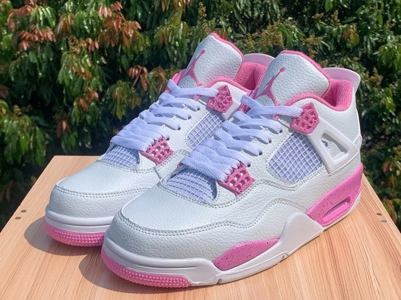 Air Jordan 4 Retro Pink Oreo Women's Casual Shoes